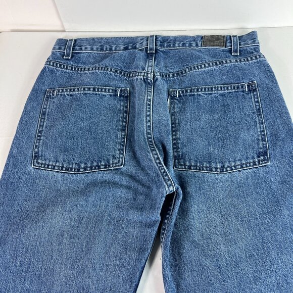 Y2K Levi's Silver Tab Jeans Men's 34x32* Relaxed Straight Blue Denim Tag 33x32 - Picture 8 of 16